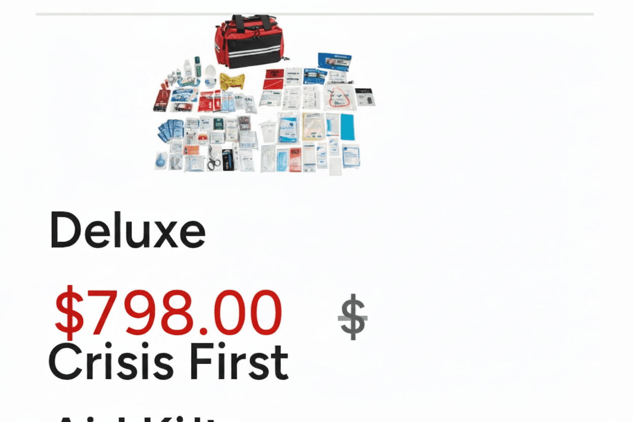 Deluxe Trauma an Criss Forst Aide Kit Condura Trauma Bag - 3MZ