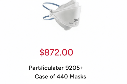 3M Aura Particulator Box 440 Mask Médical particulaire respirator 9205+3M - 3MZ