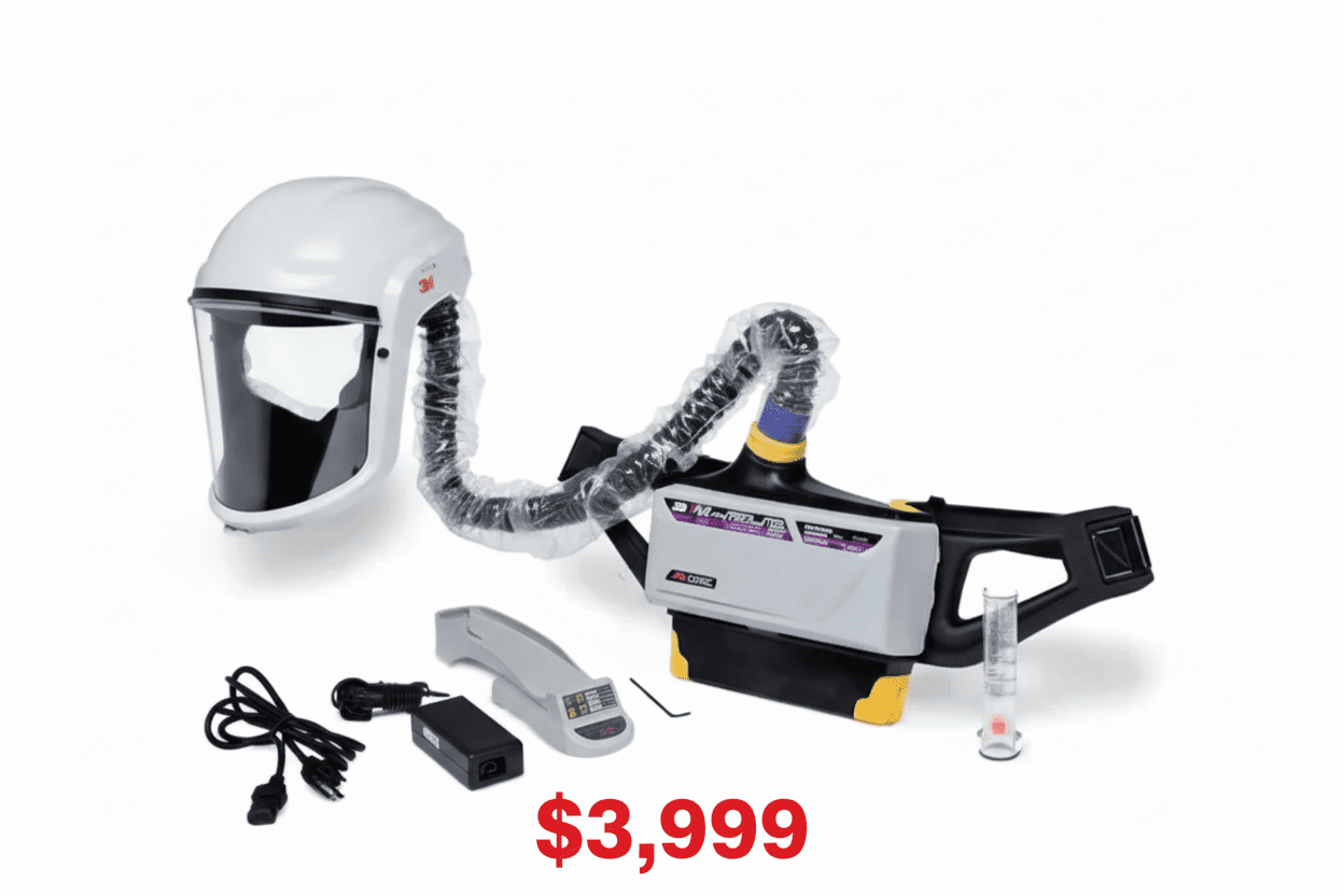 Trousse respirateur 3M pour peintre avec pile lithium - 3MZ