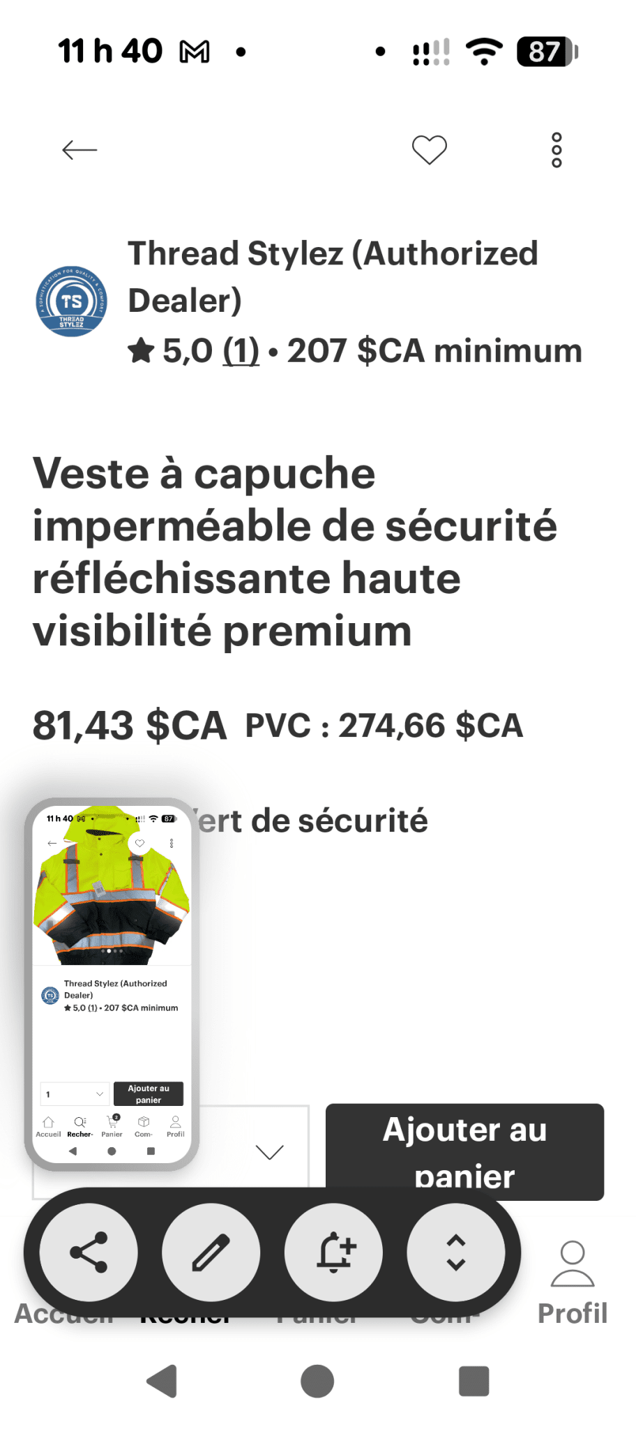 Une partie de Mes produits 3M et Zep les prix senvienne - 3MZ