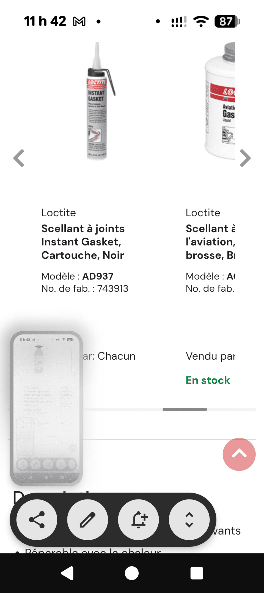 Une partie de Mes produits 3M et Zep les prix senvienne - 3MZ