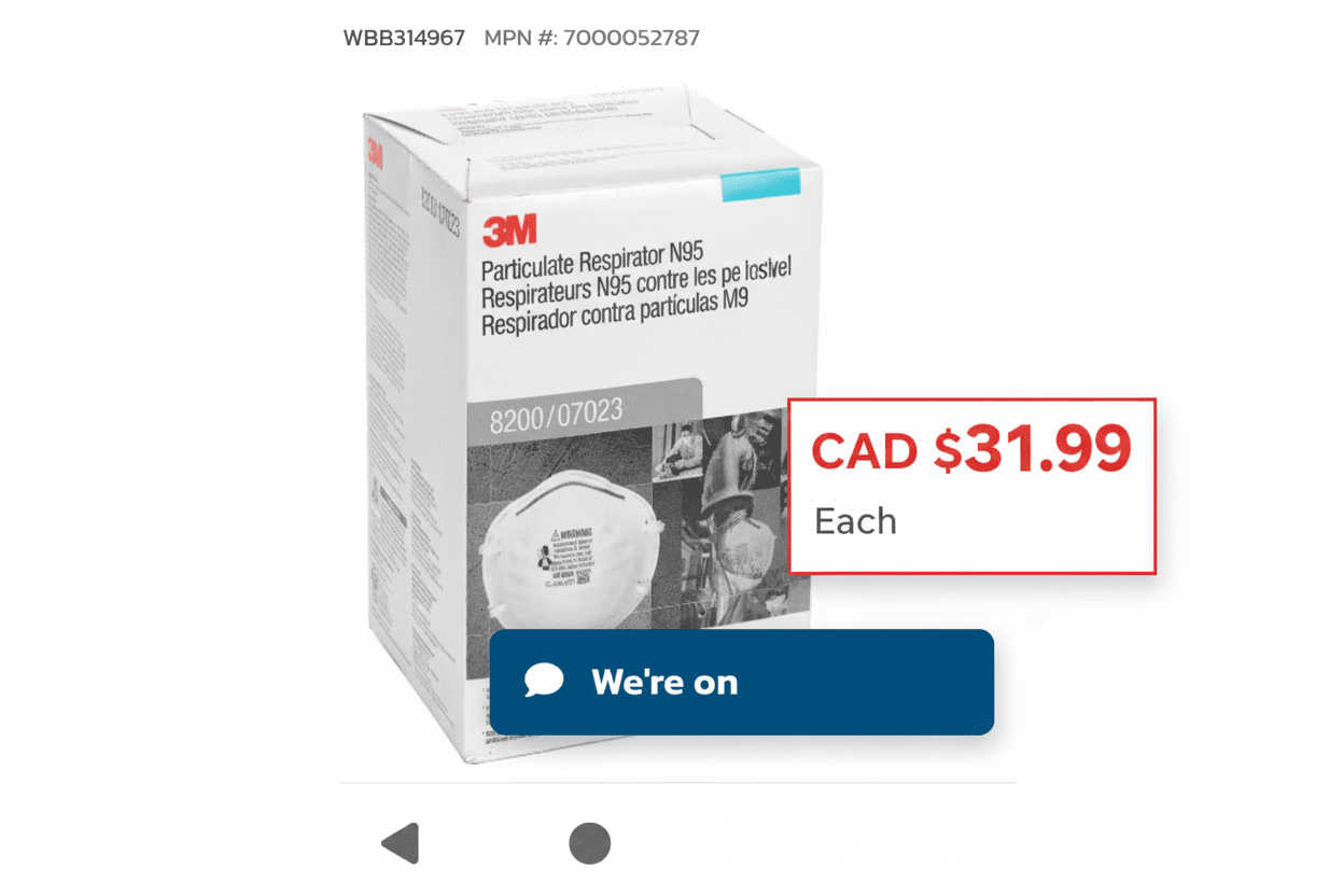 Boîte de Mask Médicale N95 3M - 3MZ