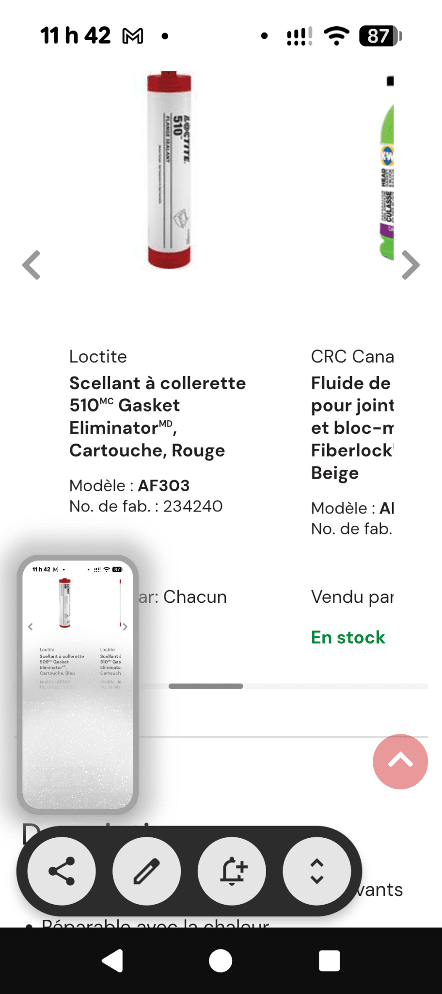 Une partie de Mes produits 3M et Zep les prix senvienne - 3MZ