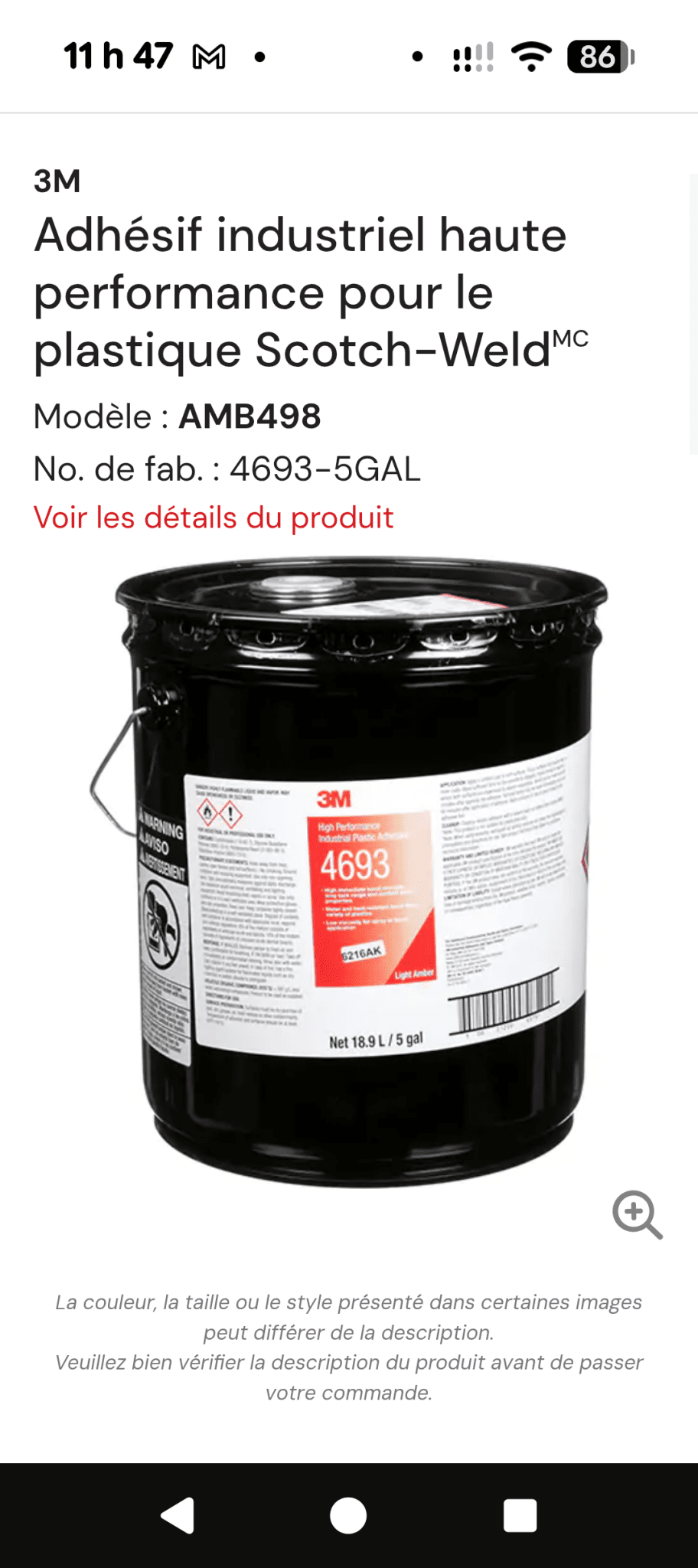 Une partie de Mes produits 3M et Zep les prix senvienne - 3MZ