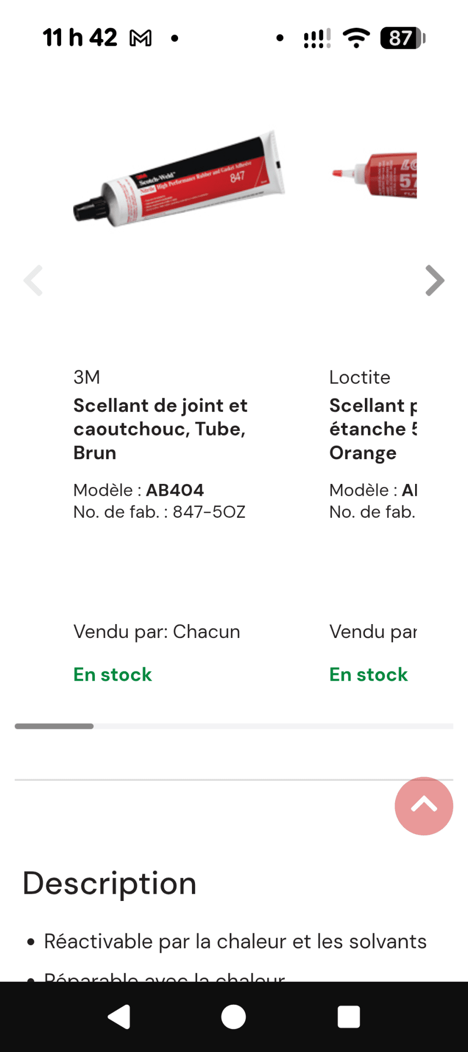 Une partie de Mes produits 3M et Zep les prix senvienne - 3MZ