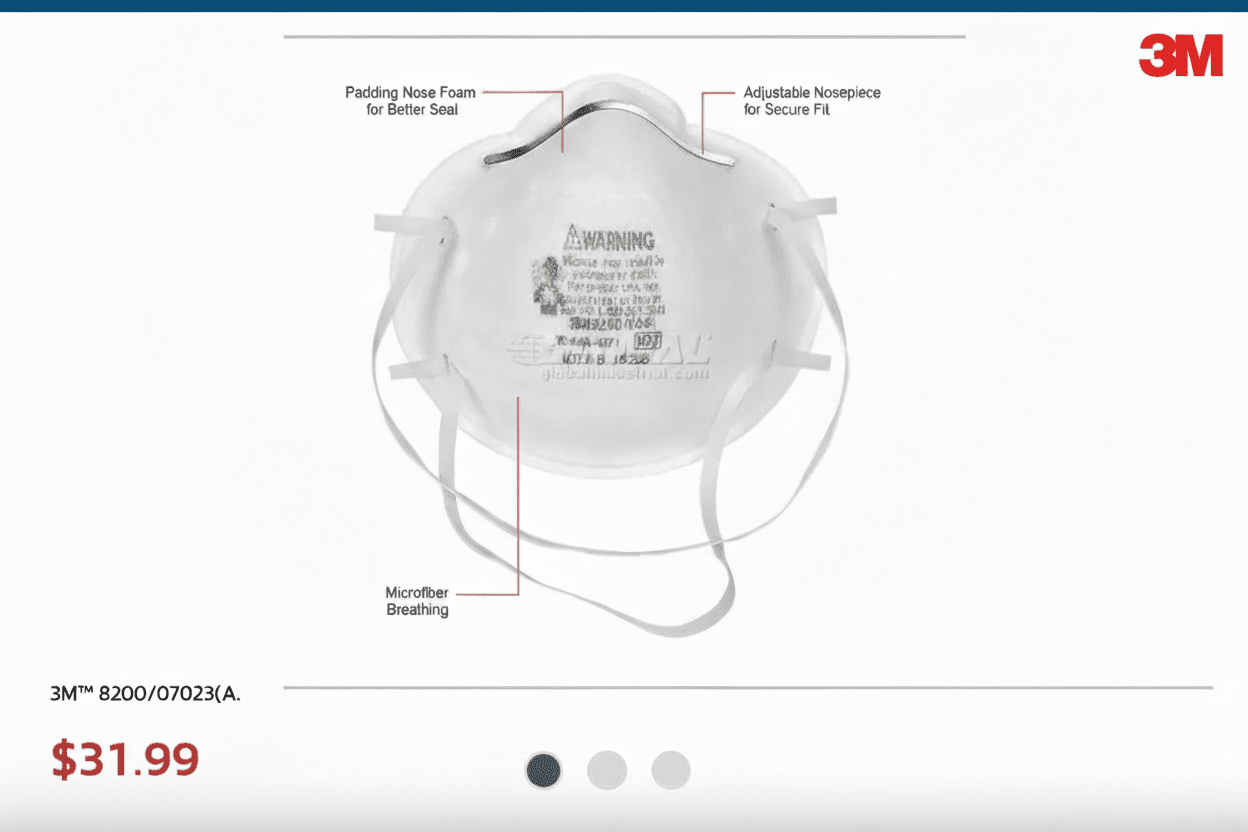 Boîte de Mask Médicale N95 3M - 3MZ
