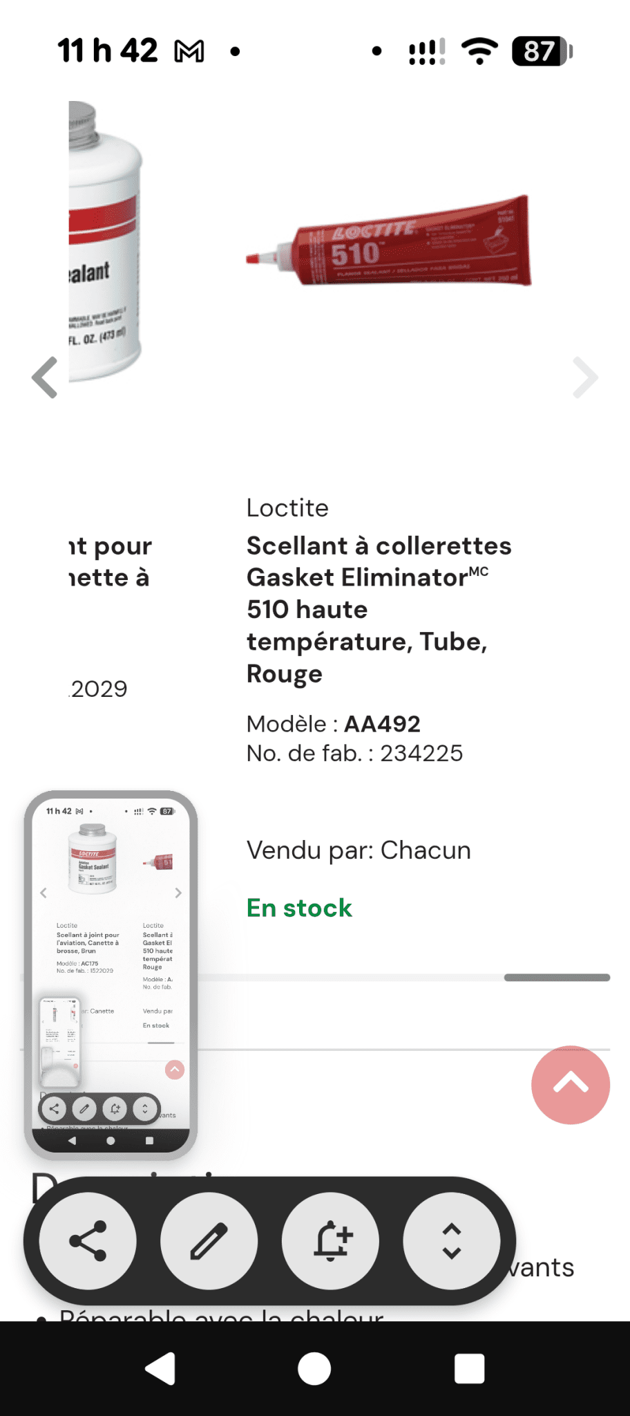 Une partie de Mes produits 3M et Zep les prix senvienne - 3MZ