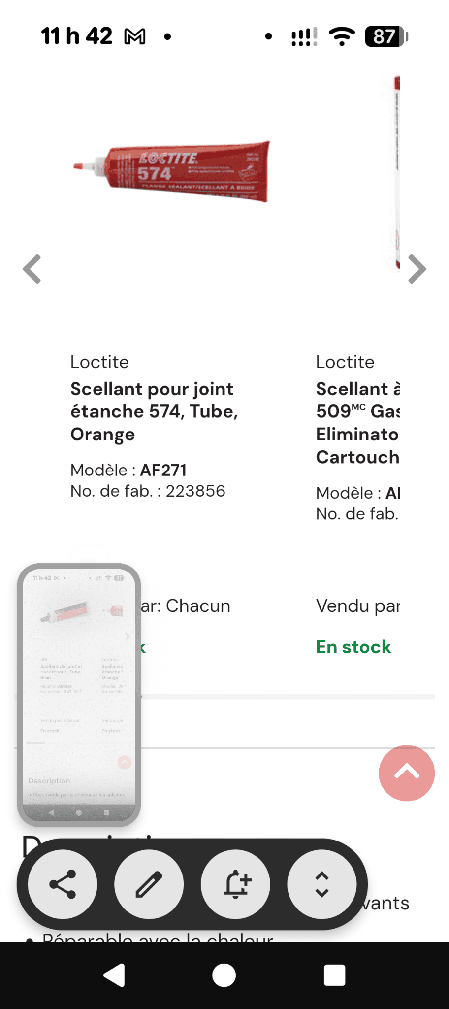 Une partie de Mes produits 3M et Zep les prix senvienne - 3MZ